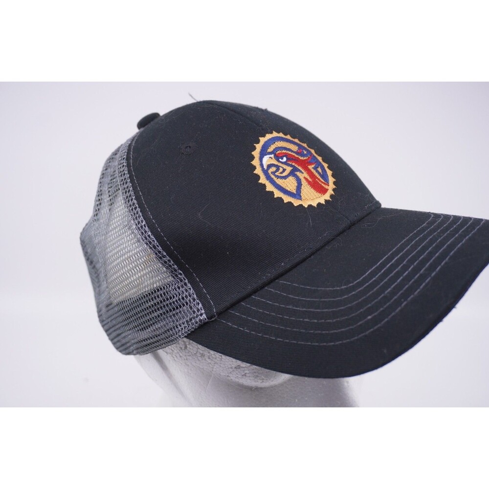 Grand Rapids Griffins Metal Heads Trucker Hat SnapBack Black And Gray
